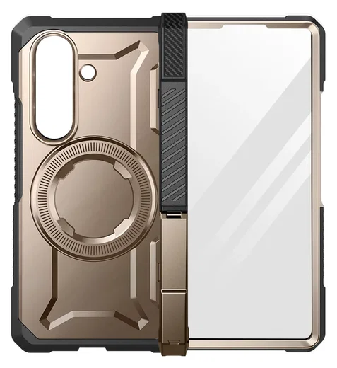 SUPCASE UB Grip Samsung Galaxy Z Fold 7 Hoesje MagSafe Full Protect Goud afbeelding 10
