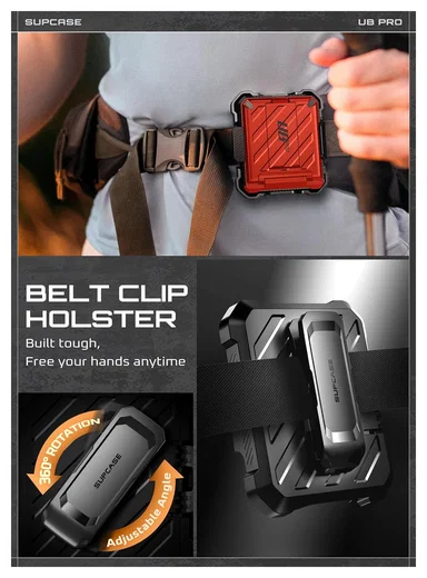 SUPCASE UB Pro Samsung Galaxy Z Flip 7 Hoesje Full Protect Kickstand Rood afbeelding 8