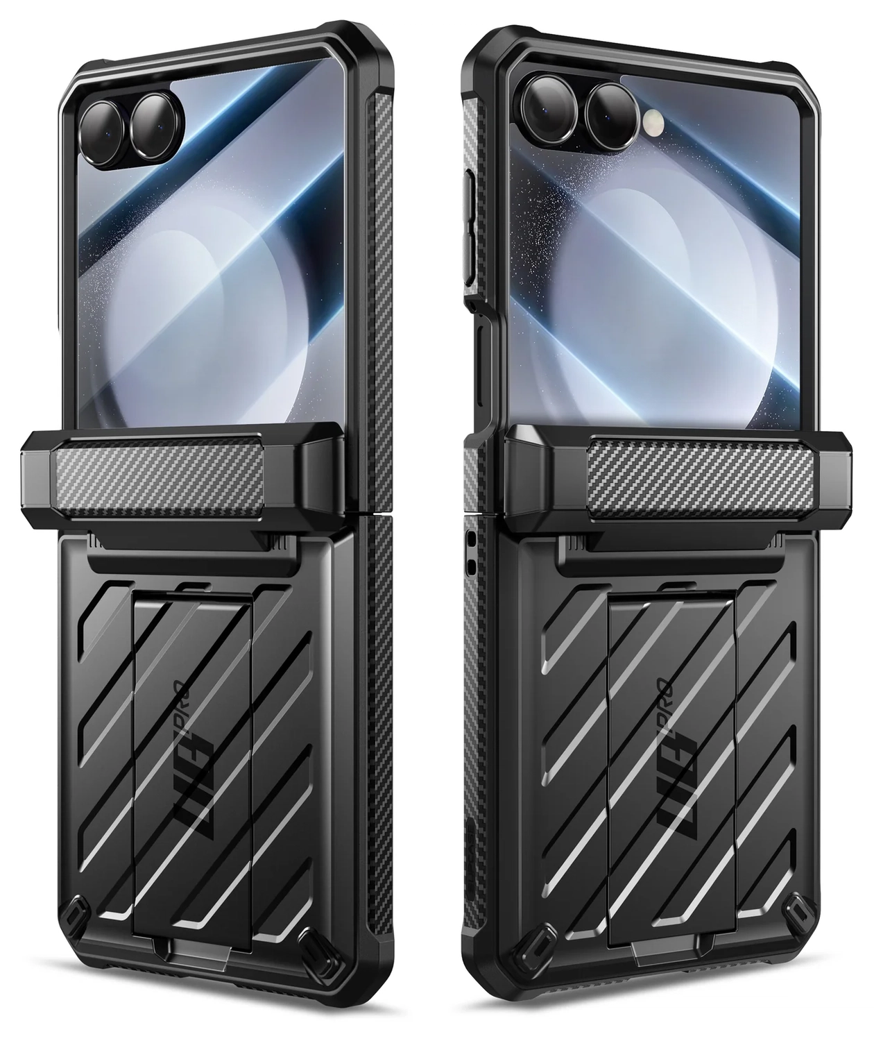SUPCASE UB Grip Samsung Galaxy Z Flip 7 Hoesje MagSafe Full Protect Zwart afbeelding 10
