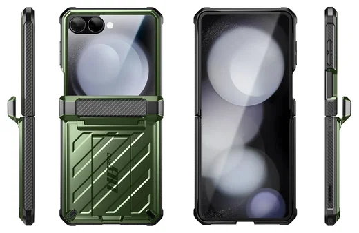 SUPCASE UB Grip Samsung Galaxy Z Flip 7 Hoesje MagSafe Full Protect Groen afbeelding 10