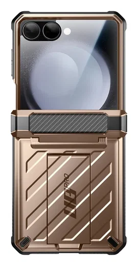 SUPCASE UB Grip Samsung Galaxy Z Flip 7 Hoesje MagSafe Full Protect Goud afbeelding 10