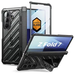SUPCASE UB Pro Samsung Galaxy Z Fold 7 Hoesje Full Protect Kickstand Zwart afbeelding