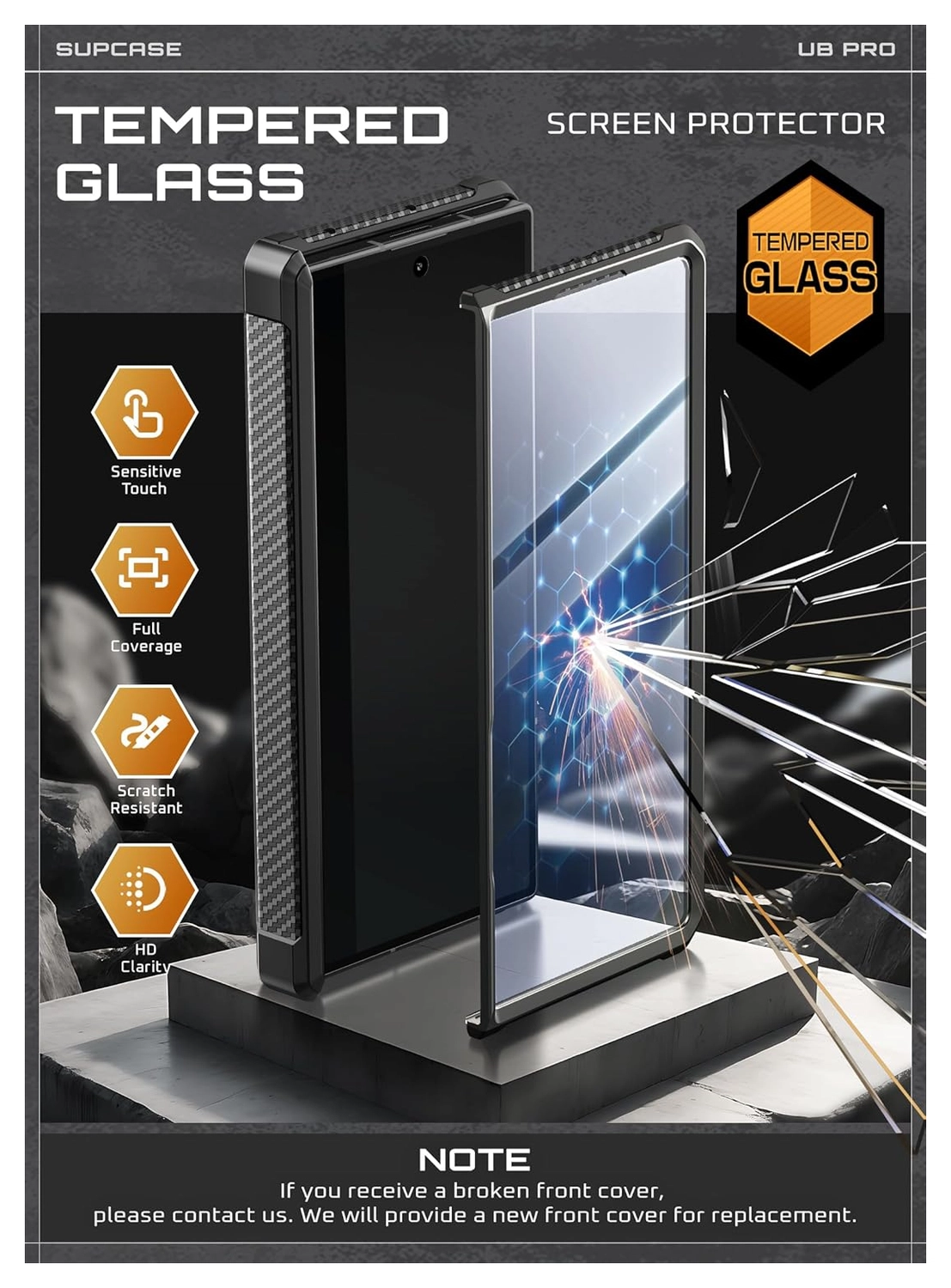 SUPCASE UB Pro Samsung Galaxy Z Fold 7 Hoesje Full Protect Kickstand Zwart afbeelding 5