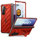 SUPCASE UB Pro Samsung Galaxy Z Fold 7 Hoesje Full Protect Kickstand Rood
