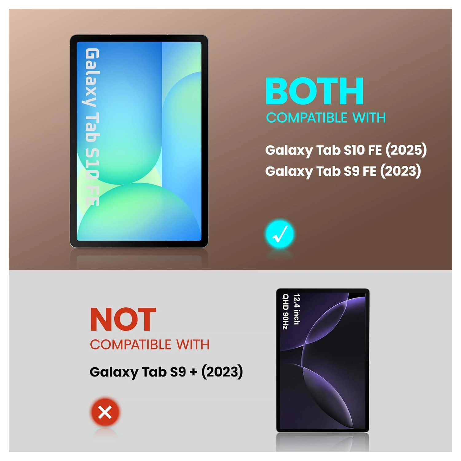 SUPCASE UB Pro Samsung Galaxy Tab S10 FE/S9 FE Hoes Full Protect Kickstand Zwart afbeelding 2