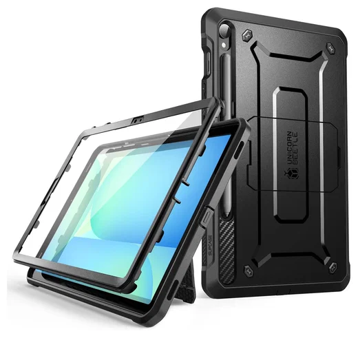 SUPCASE UB Pro Samsung Galaxy Tab S10 FE Plus Hoes Full Protect Kickstand Zwart afbeelding 1
