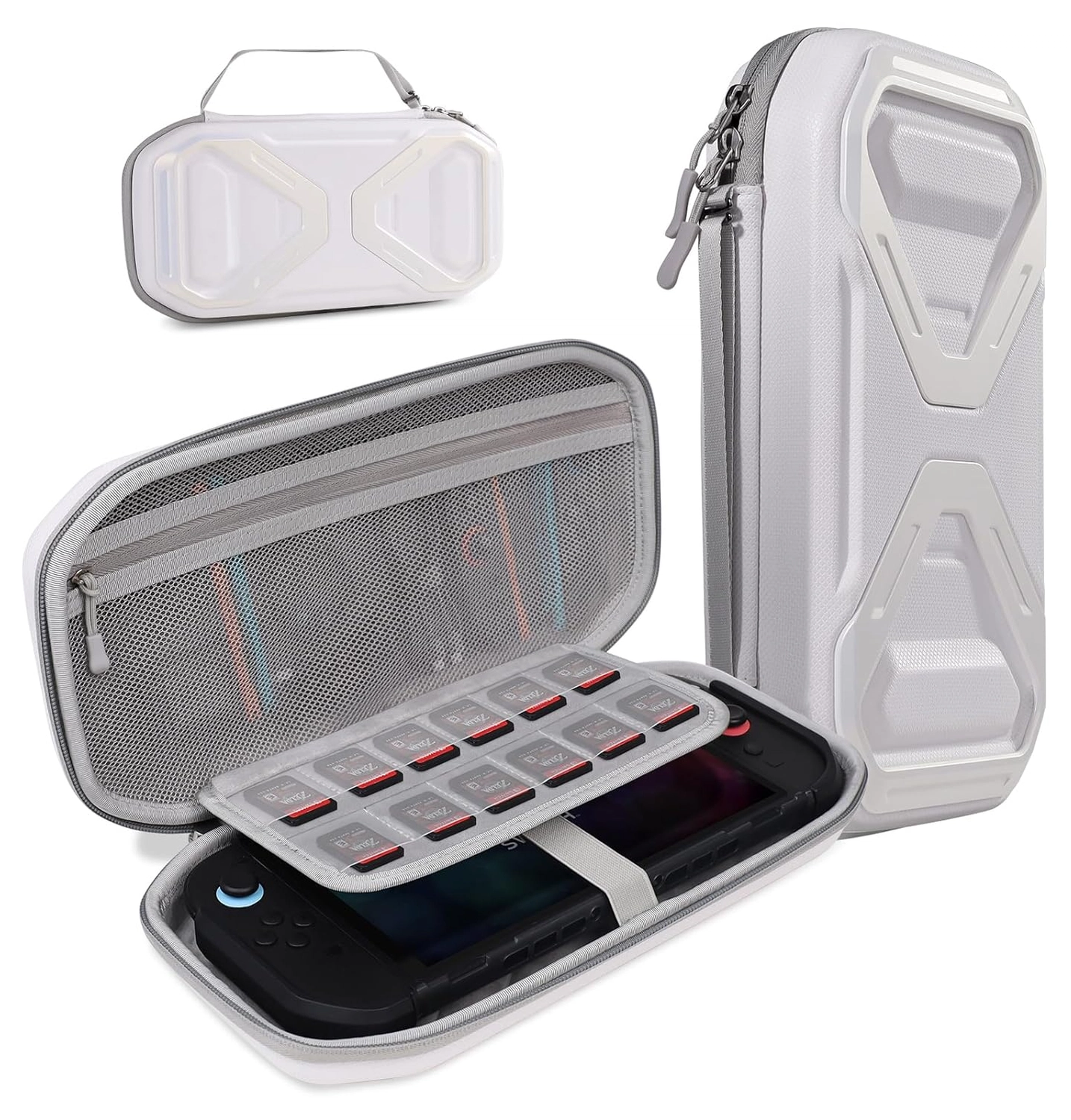 SUPCASE Nintendo Switch 2 Opberghoes Game Card Organizer Travel Case Wit afbeelding 1