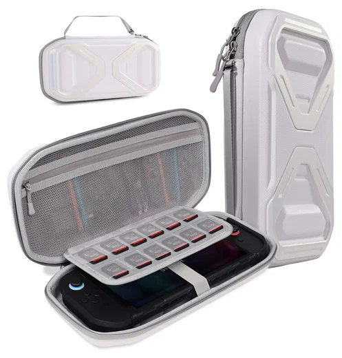 SUPCASE Nintendo Switch 2 Opberghoes Game Card Organizer Travel Case Wit afbeelding 1