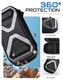 SUPCASE Nintendo Switch 2 Opberghoes Game Card Organizer Travel Case Zwart afbeelding 2