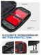 SUPCASE Nintendo Switch 2 Opberghoes Game Card Organizer Travel Case Rood afbeelding 4