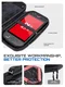 SUPCASE Nintendo Switch 2 Opberghoes Game Card Organizer Travel Case Blauw Rood afbeelding 4