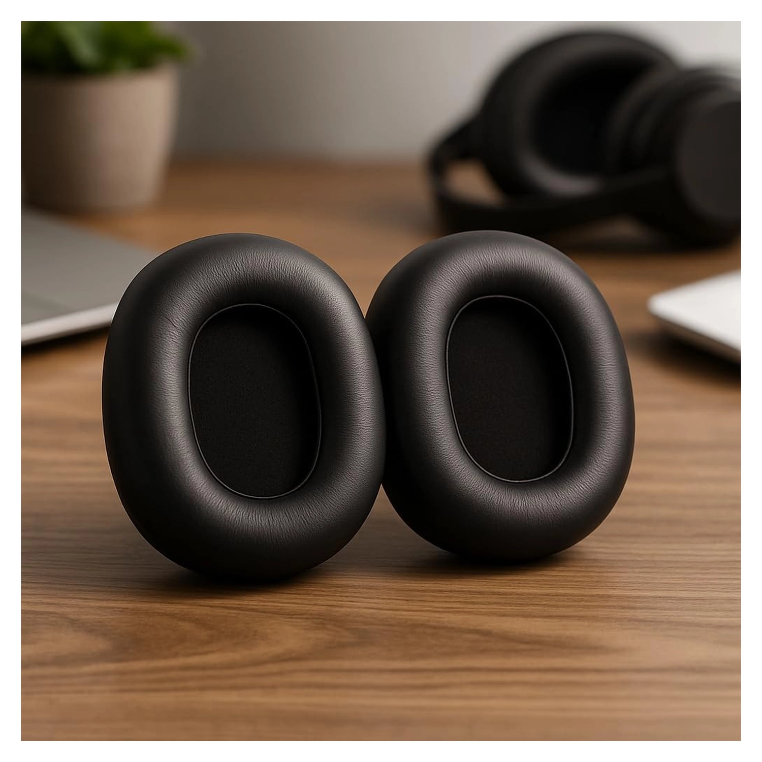 SBG Sony WH-1000XM5 Koptelefoon Vervangende Hoofdkussens Zwart afbeelding 7