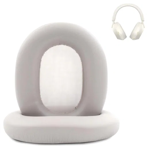 SBG Sony WH-1000XM5 Koptelefoon Vervangende Hoofdkussens Beige afbeelding 2