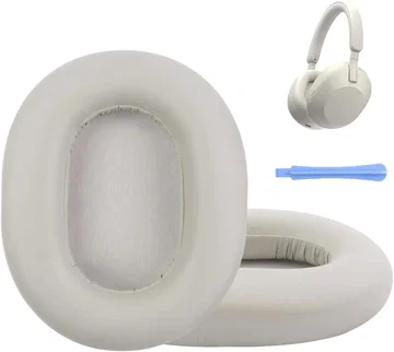 SBG Sony WH-1000XM5 Koptelefoon Vervangende Hoofdkussens Beige