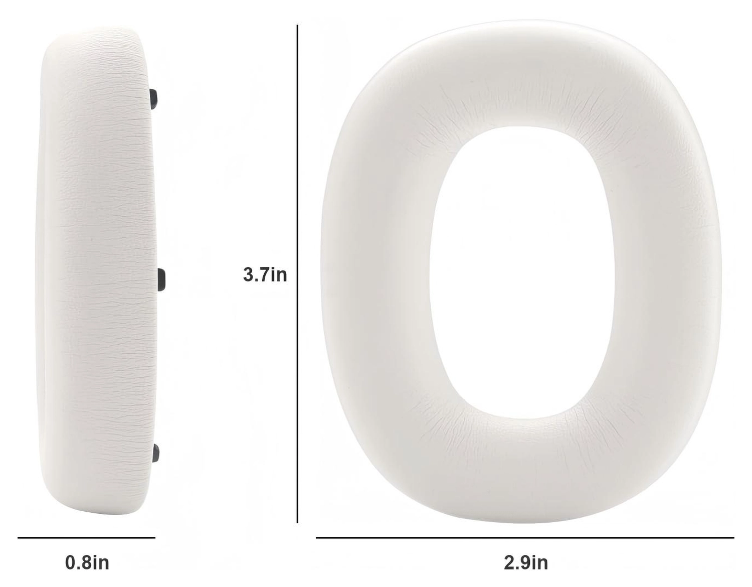 SBG Bowers & Wilkins Px8 Koptelefoon Vervangende Hoofdkussens Beige afbeelding 7