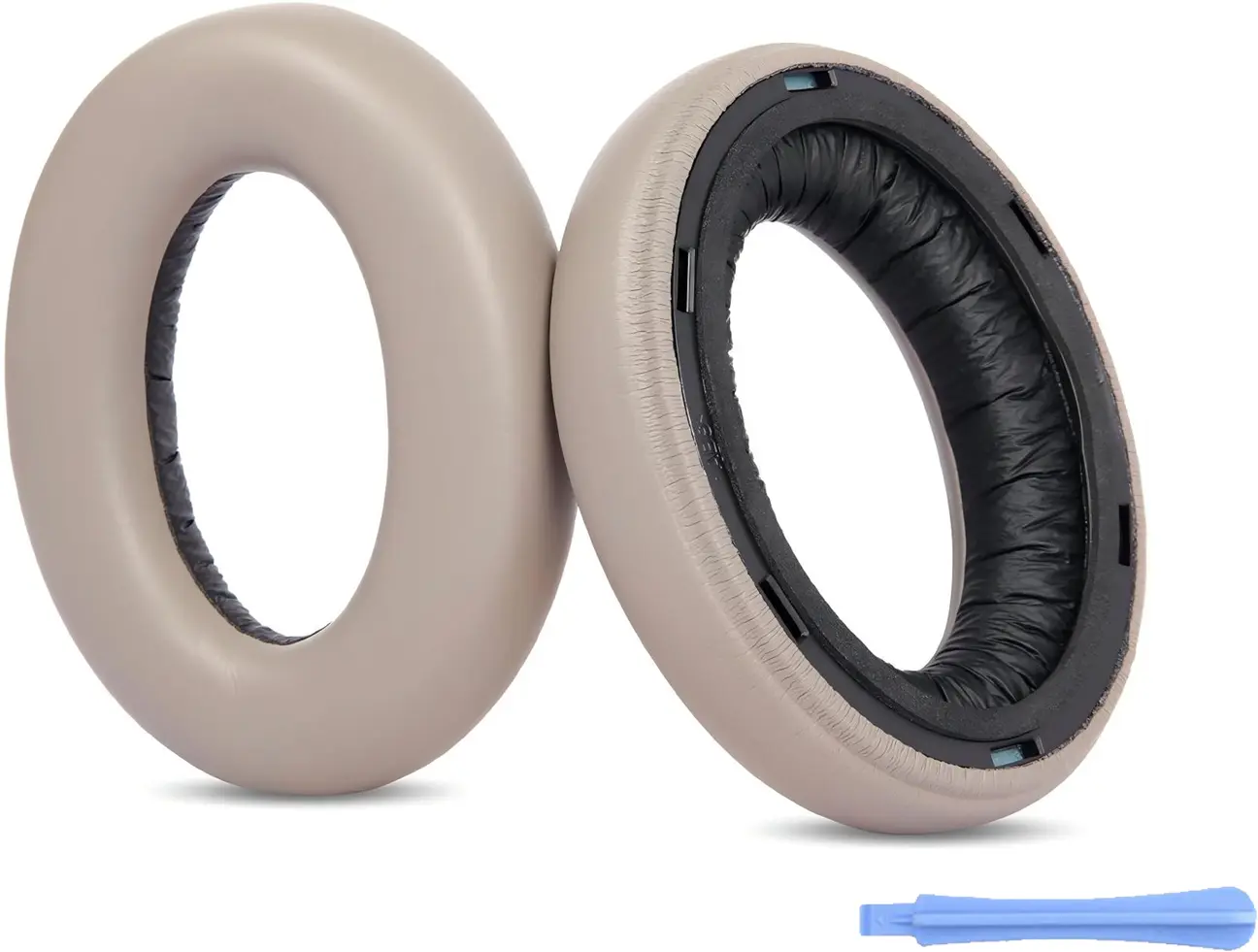 SBG Sennheiser Momentum 4.0 Koptelefoon Vervangende Hoofdkussens Beige afbeelding 1