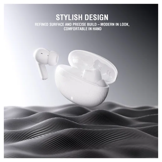 4smarts SkyBuds Pro Draadloze Oordopjes Noise Cancelling Oortjes Wit afbeelding 6