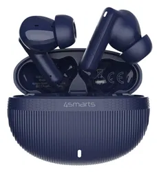 4smarts SkyBuds Pro Draadloze Oordopjes Noise Cancelling Oortjes Blauw afbeelding