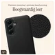 AVY Samsung Galaxy A56 Hoesje met Koord Haakjes MagSafe Leer Zwart afbeelding 7