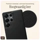 AVY Samsung Galaxy S25 Ultra Hoesje met Koord Haakjes MagSafe Leer Zwart afbeelding 7