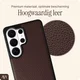 AVY Samsung Galaxy S26 Ultra Hoesje met Koord Haakjes MagSafe Leer Chocolate afbeelding 4