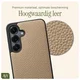 AVY Samsung Galaxy S25 / S24 Hoesje met Koord Haakjes MagSafe Leer Beige afbeelding 7