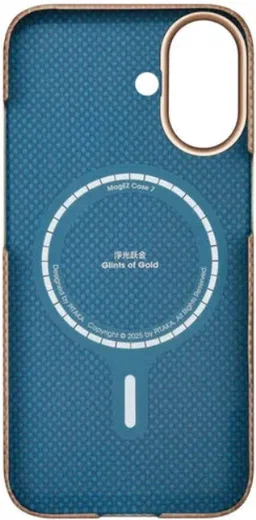 PITAKA Ultra-Slim iPhone 17 Hoesje 600D MagSafe Ultra Dun Golden Glint afbeelding 6