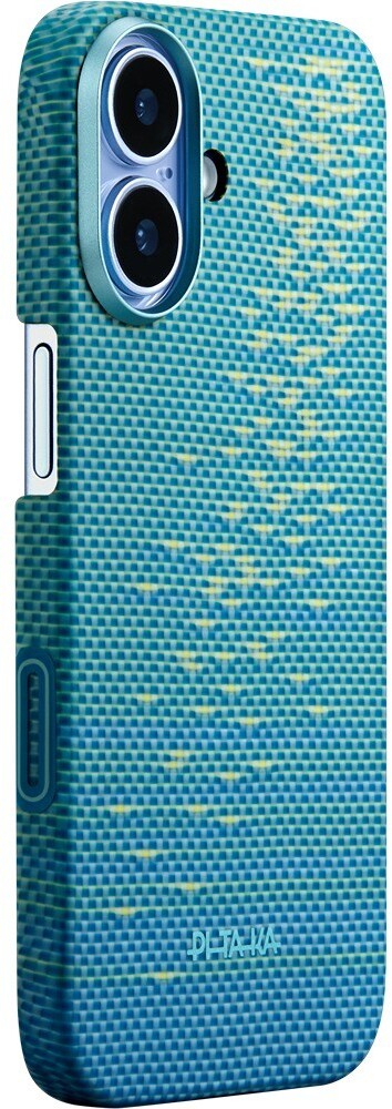 PITAKA Ultra-Slim iPhone 17 Hoesje 600D MagSafe Ultra Dun Lucid Blue afbeelding 1