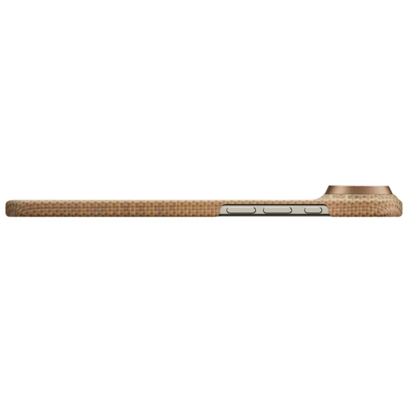 PITAKA Ultra-Slim Apple iPhone Air Hoesje 600D MagSafe Ultra Dun Golden Glint afbeelding 8