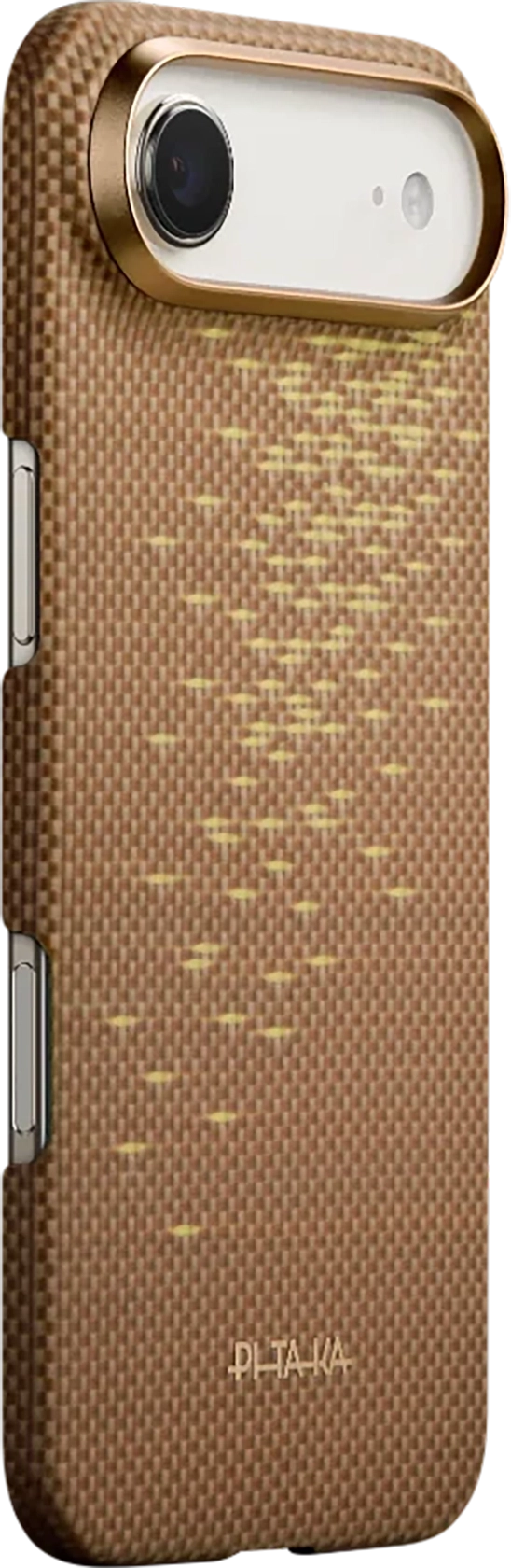 PITAKA Ultra-Slim Apple iPhone Air Hoesje 600D MagSafe Ultra Dun Golden Glint afbeelding 1