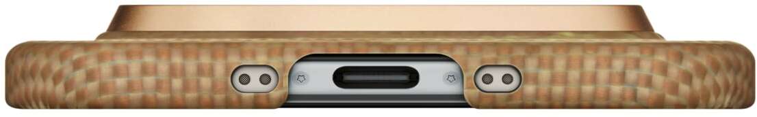 PITAKA Ultra-Slim Apple iPhone Air Hoesje 600D MagSafe Ultra Dun Golden Glint afbeelding 9