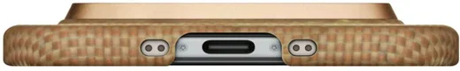 PITAKA Ultra-Slim Apple iPhone Air Hoesje 600D MagSafe Ultra Dun Golden Glint afbeelding 9