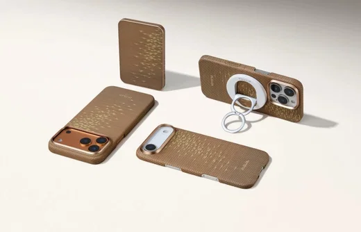 PITAKA Ultra-Slim Apple iPhone Air Hoesje 600D MagSafe Ultra Dun Golden Glint afbeelding 5