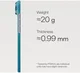 PITAKA Ultra-Slim Apple iPhone Air Hoesje 600D MagSafe Ultra Dun Blauw afbeelding 3