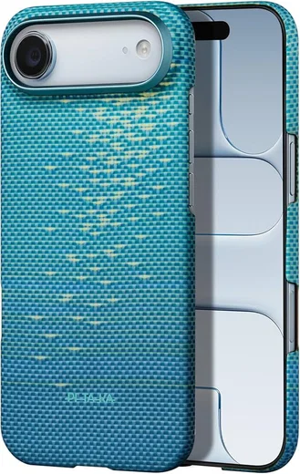 PITAKA Ultra-Slim Apple iPhone Air Hoesje 600D MagSafe Ultra Dun Blauw afbeelding 10