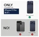 PITAKA Ultra-Slim iPhone 17 Pro Hoesje 600D MagSafe Ultra Dun Blauw afbeelding 3