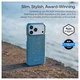 PITAKA Ultra-Slim iPhone 17 Pro Hoesje 600D MagSafe Ultra Dun Blauw afbeelding 4