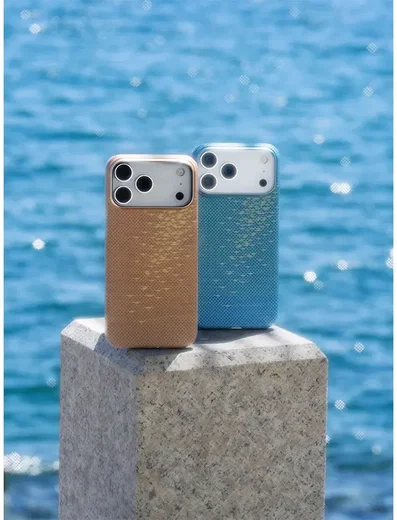 PITAKA Ultra-Slim iPhone 17 Pro Max Hoesje 600D MagSafe Ultra Dun Golden Glint afbeelding 7