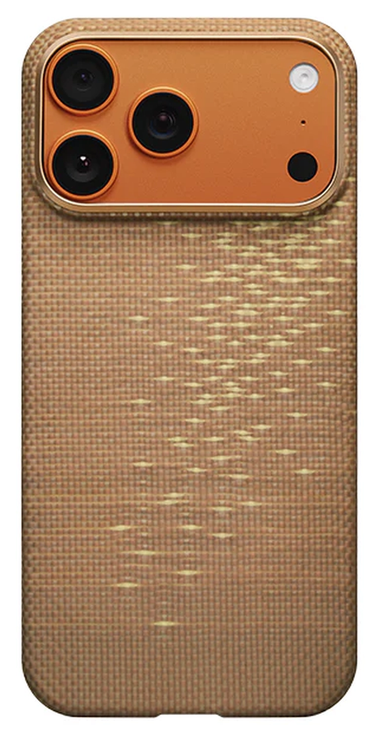 PITAKA Ultra-Slim iPhone 17 Pro Max Hoesje 600D MagSafe Ultra Dun Golden Glint afbeelding 2