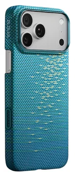 PITAKA Ultra-Slim iPhone 17 Pro Max Hoesje 600D MagSafe Ultra Dun Blauw
