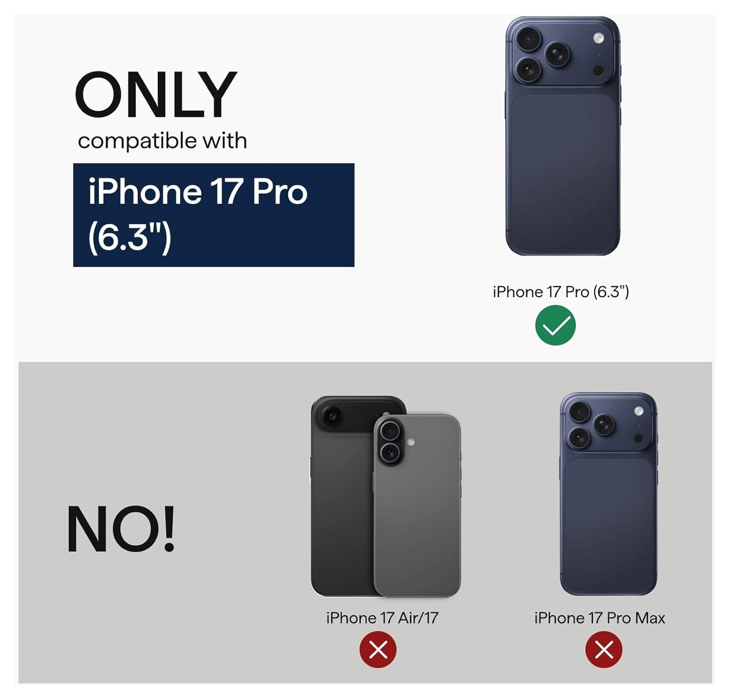 PITAKA Ultra-Slim iPhone 17 Pro Max Hoesje 600D MagSafe Ultra Dun Blauw afbeelding 3