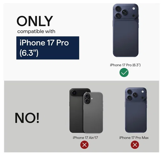 PITAKA Ultra-Slim iPhone 17 Pro Max Hoesje 600D MagSafe Ultra Dun Blauw afbeelding 3