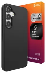 ZAGG Milan Snap Samsung Galaxy S25 Plus Hoesje MagSafe Back Cover Zwart afbeelding