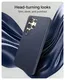 ZAGG Milan Snap Samsung Galaxy S25 Ultra Hoesje MagSafe Back Cover Blauw afbeelding 2