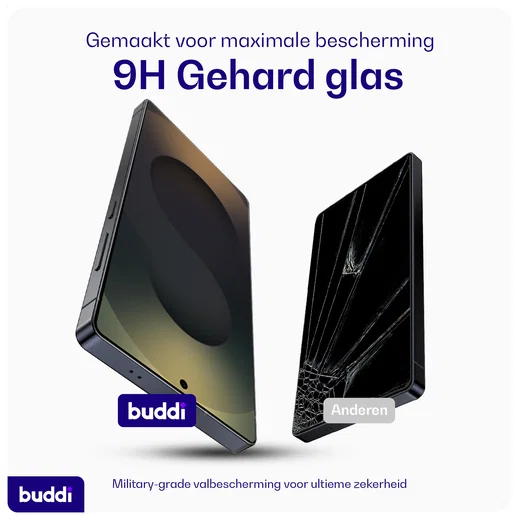 Buddi Easy Fit Samsung A55 Tempered Glass met Installatietray (2-Pack) afbeelding 6