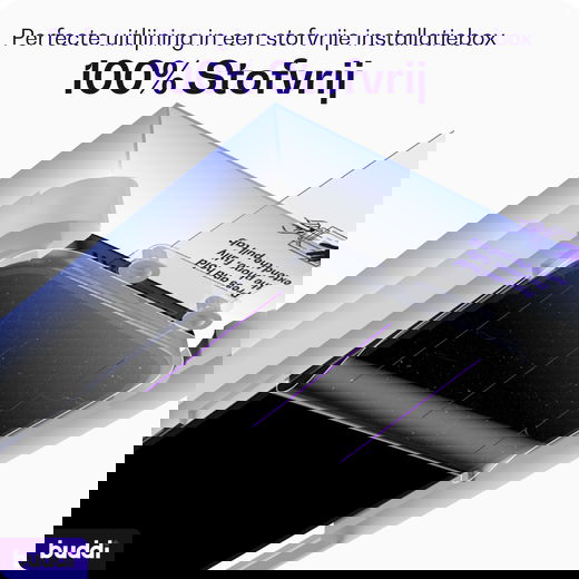 Buddi Easy Fit Samsung Galaxy S26+ Tempered Glass met Installatietray (2-Pack) afbeelding 4