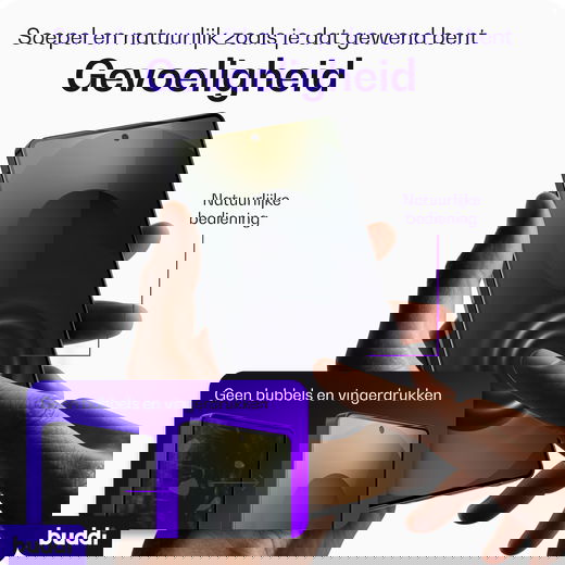 Buddi Easy Fit Samsung Galaxy S26+ Tempered Glass met Installatietray (2-Pack) afbeelding 7