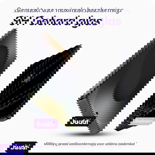 Buddi Easy Fit Samsung S26 Ultra Tempered Glass met Installatietray (2-Pack) afbeelding 6