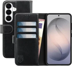 Rosso Element Samsung Galaxy S26 Plus Hoesje Book Case Wallet Zwart afbeelding