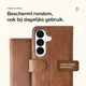 Rosso Element Samsung Galaxy S26 Plus Hoesje Book Case Wallet Bruin afbeelding 2